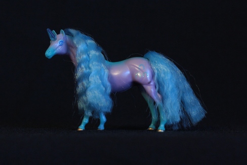 Celeste & Briella; <h2>Celeste</h2> Body Color: Teal and Purplish Pink<br/>Hair Color: Dark Blue<br/>Breed: Pegasus Blue Wings <br/>Symbol: Blue Moon, Star, and 3 Dots <br/>Brush: Pink<br/> Accessories: 2 Dark Pink Ribbons <br/>Notes: Tail Braided <h2>Briella</h2>  Body Color: Purplish Pink and Teal<br/>Hair Color: Bright Blue <br/>Breed: Unicorn Blue Horn<br/>Symbol: 3 Teal Horseshoes<br/> Accessories: 2 Medium Purple Ribbons<br/>Notes: <br />Trading Card Story: Celeste, otherwise known as the night fairy by all her friends, loves to star gaze and race comets. She is always easily found because she leaves a trail of stars in her wake. Brielle, who loves looking for constellations in the big night sky, enjoys watching Celeste set the night sky aglow with twinkling stars.